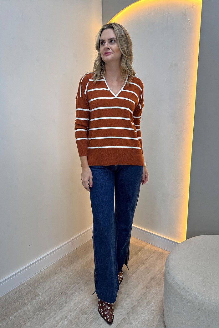 Tricot manga longa Victoria