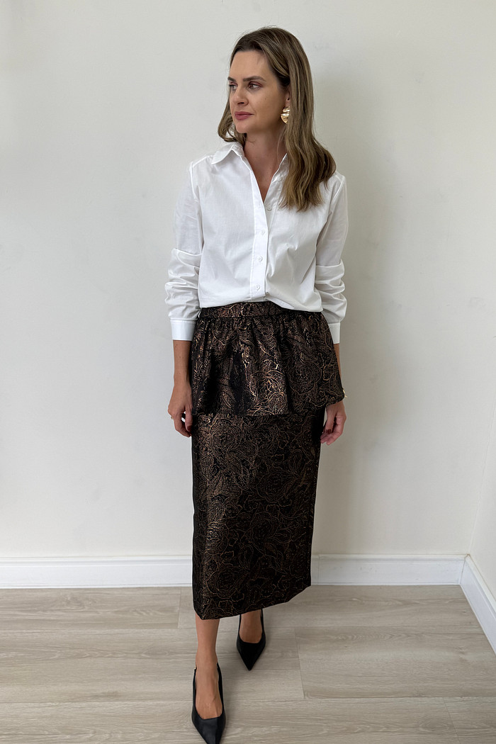 Saia em Jacquard Pietra