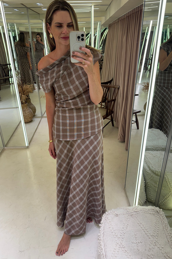 Blusa Xadrez Graziela