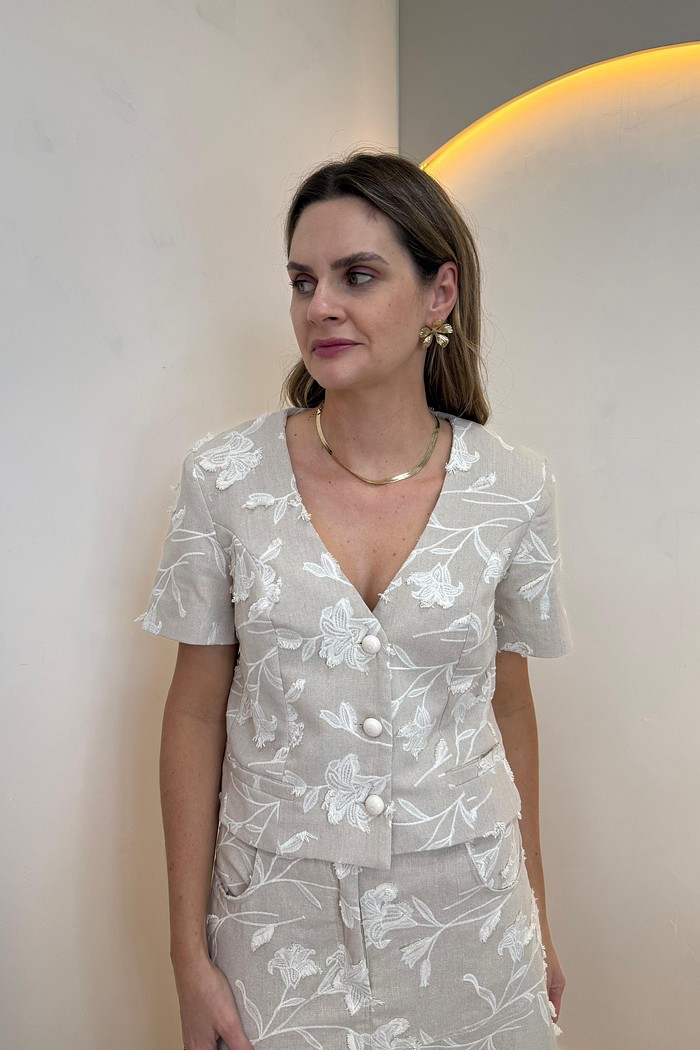 Casaqueto Bordado Adrian