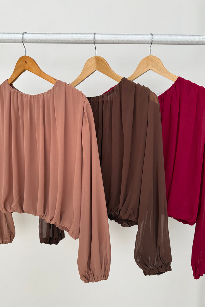 Blusa em Chiffon Ava