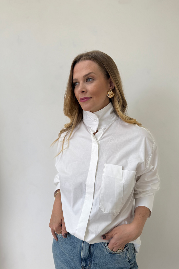 Camisa Gola Alta Antonella