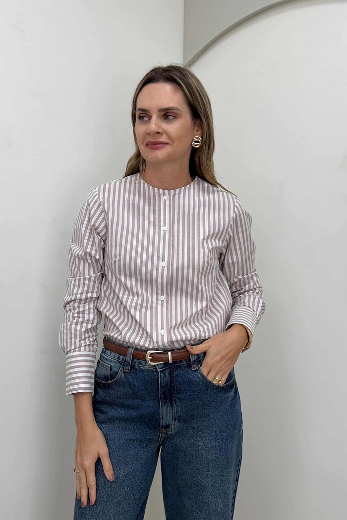 Camisa com Lenço Penelope