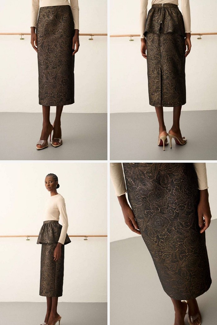 Saia em Jacquard Pietra