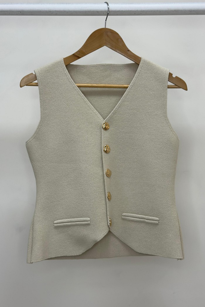 Colete de Tricot Flora