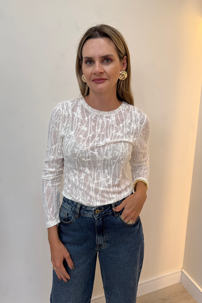 Blusa Texturizada Livia