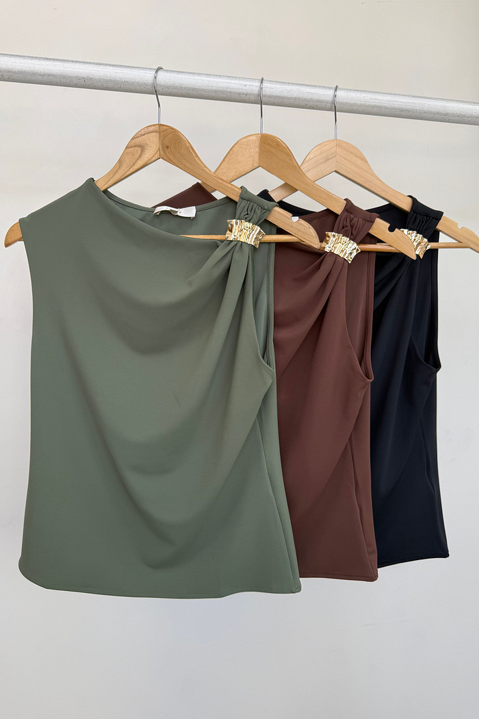 Blusa em Crepe Marina