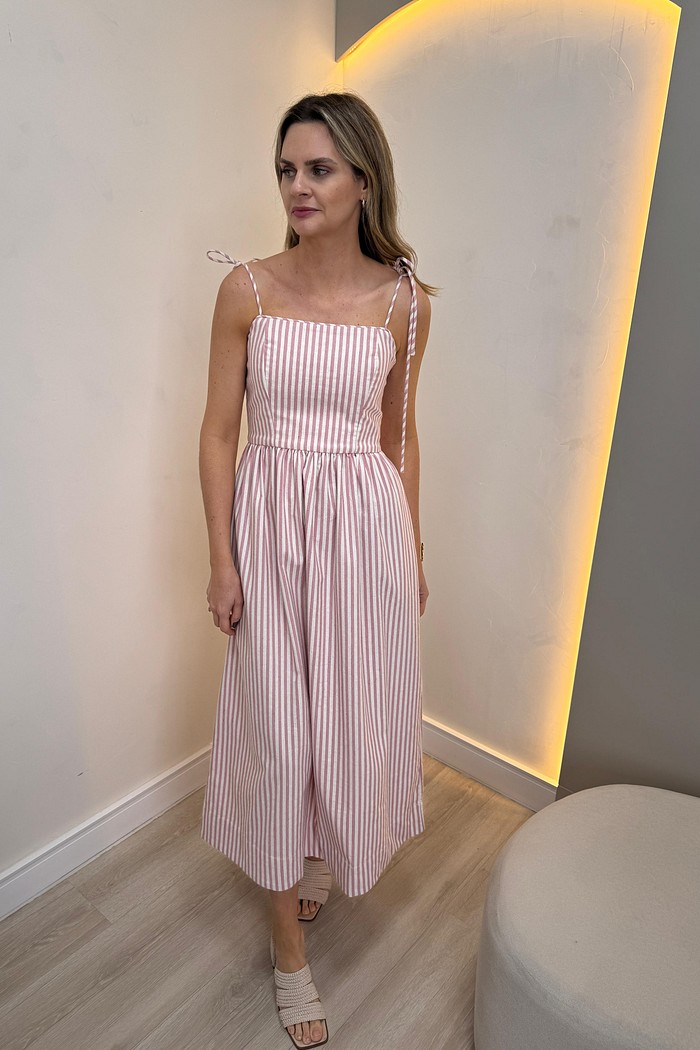 Vestido Listrado Malia