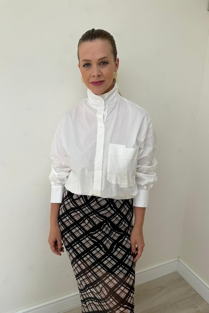 Camisa Gola Alta Antonella