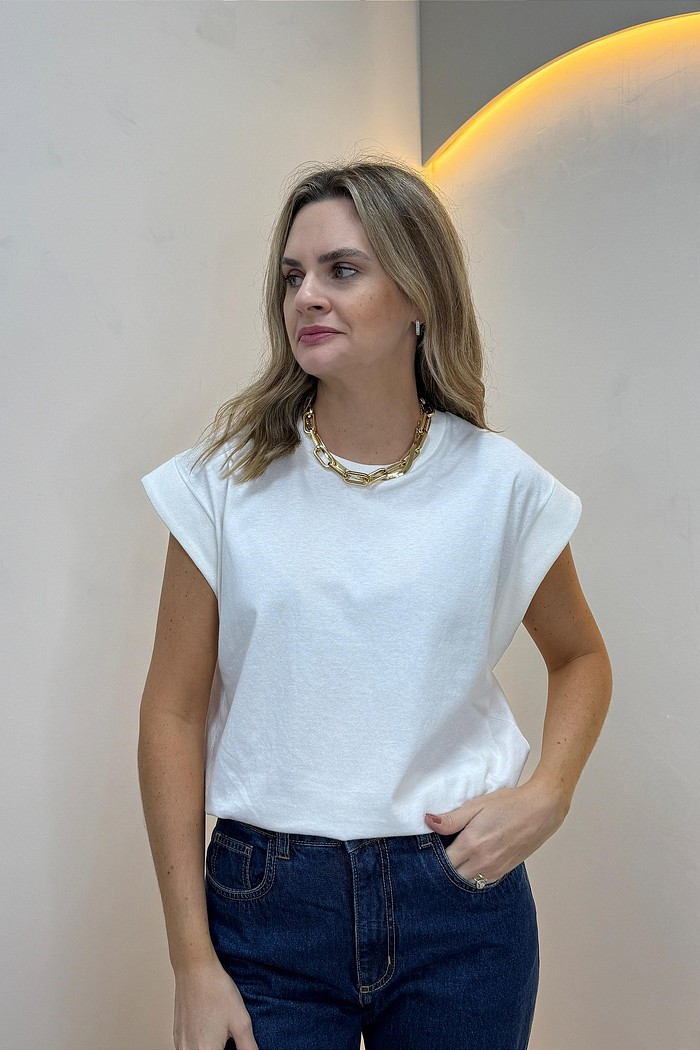 Blusa sem manga Emilia