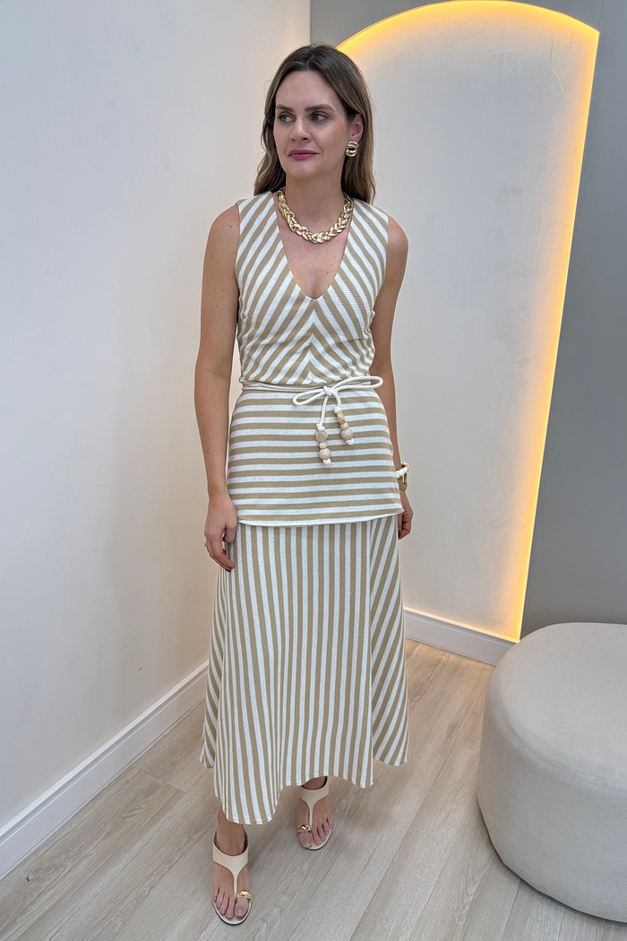 Vestido com Amarração Adele