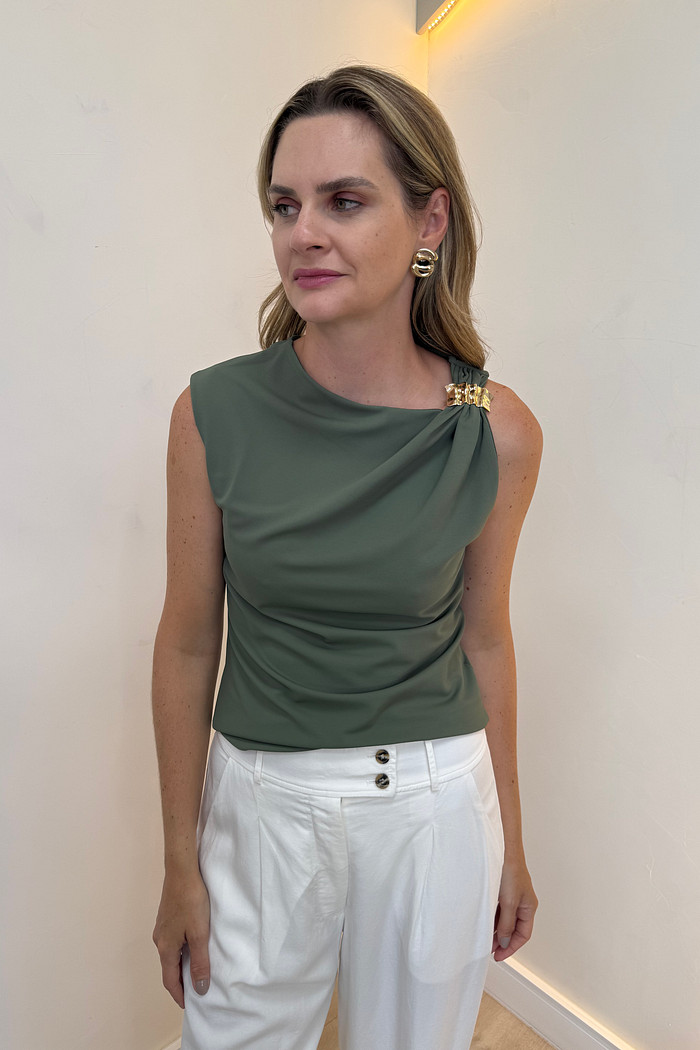 Blusa em Crepe Marina
