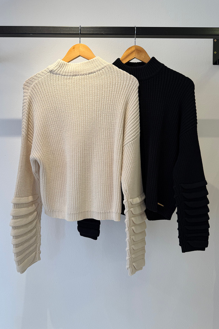 Blusa com Detalhe na Manga Leticia