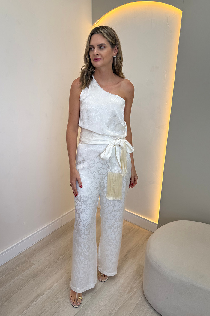 Macacão com Faixa Fiorella