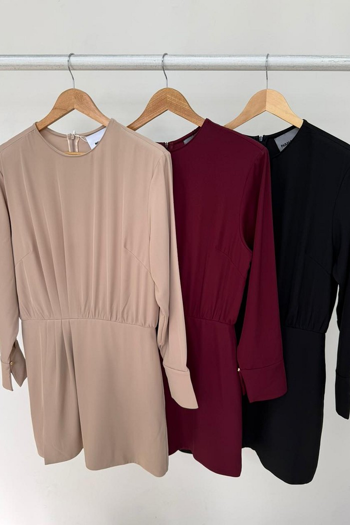 Vestido Drapeado Mayla