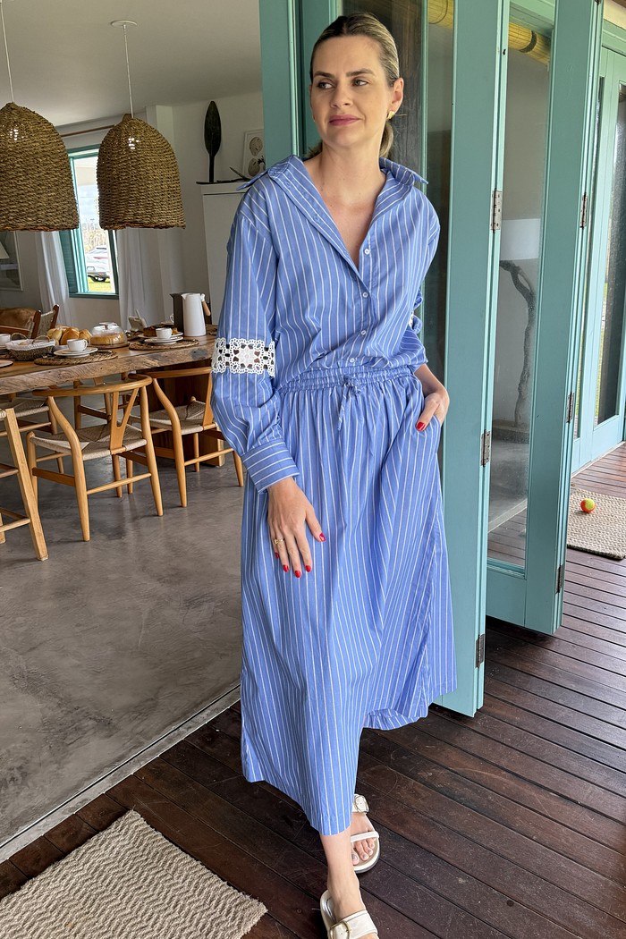 Camisa com Risca Naomi