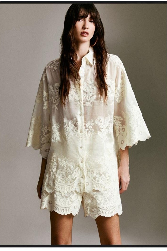 Camisa com Bordado Isadora