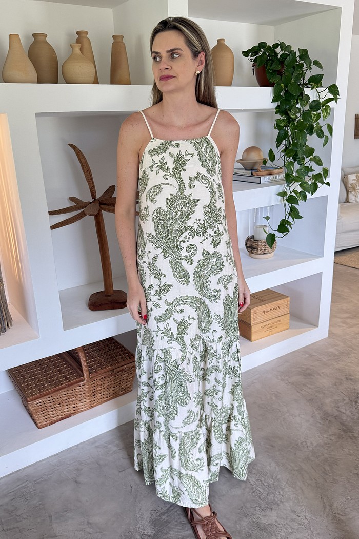 Vestido Estampado Gardênia