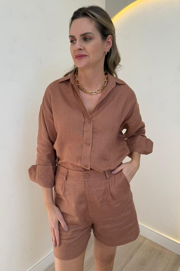 Camisa de Linho Morgana