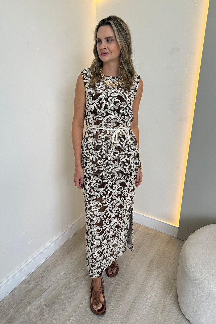 Blusa de Tela Bordada Florence