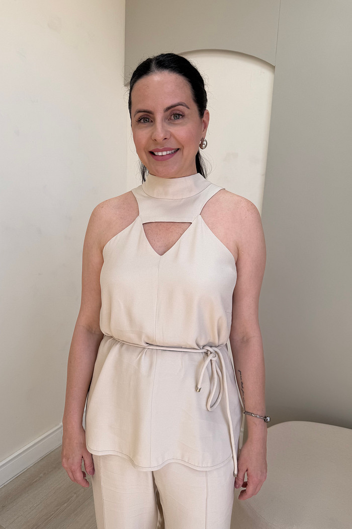 Blusa em Crepe Victoria