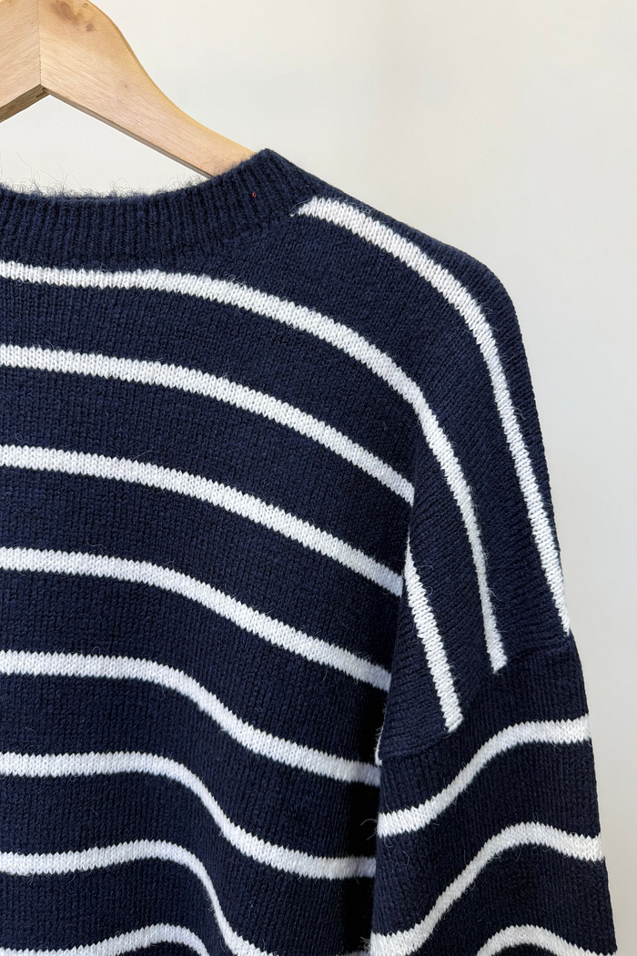 Blusa Listrada de Tricot Leila