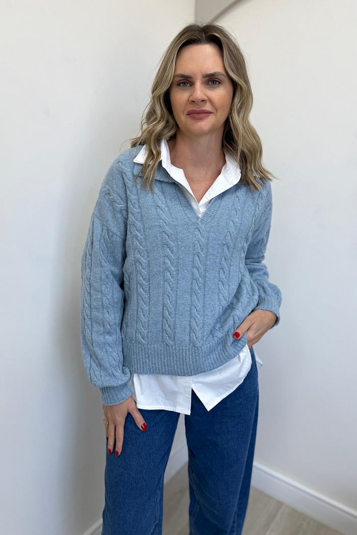 Blusa em Decote V Fernanda