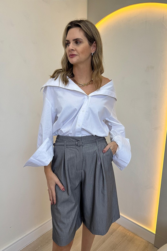 Bermuda com cinto Vanessa