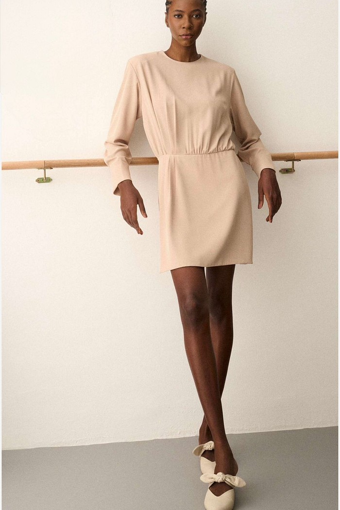 Vestido Drapeado Mayla