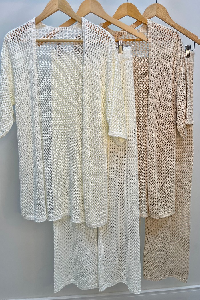 Conjunto de Tricot com Kimono Marselha