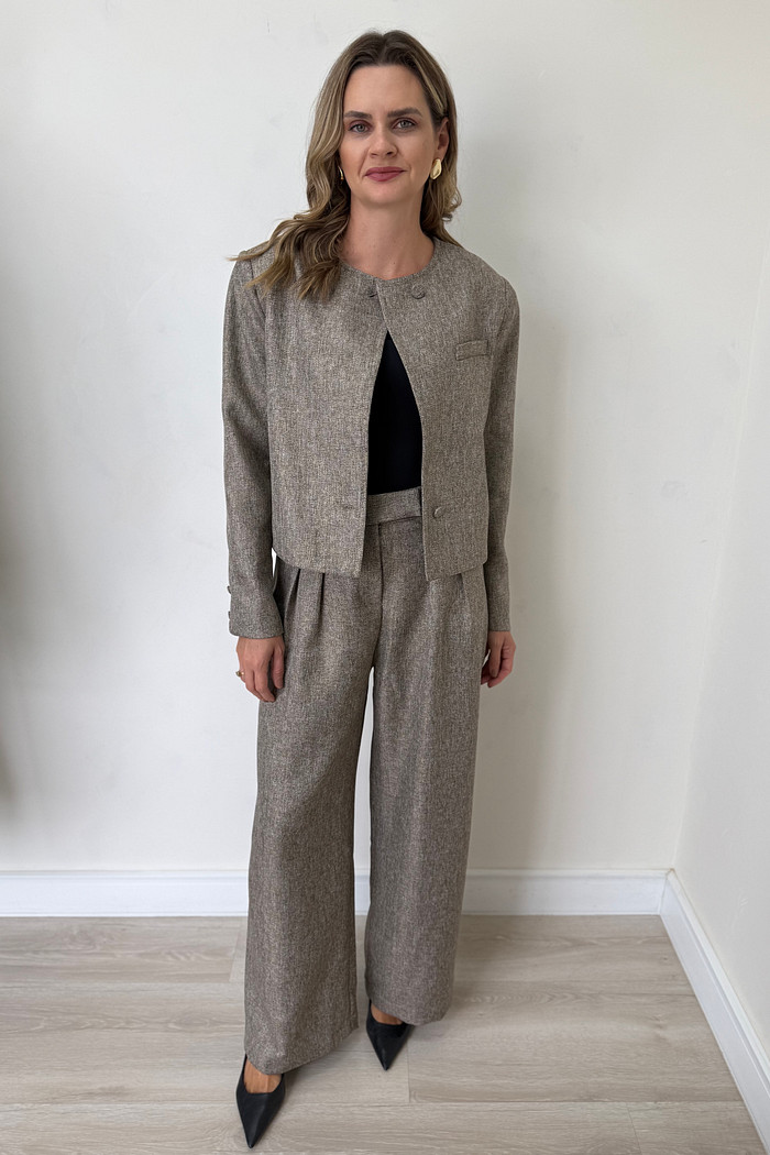 Calça com Pregas Milano