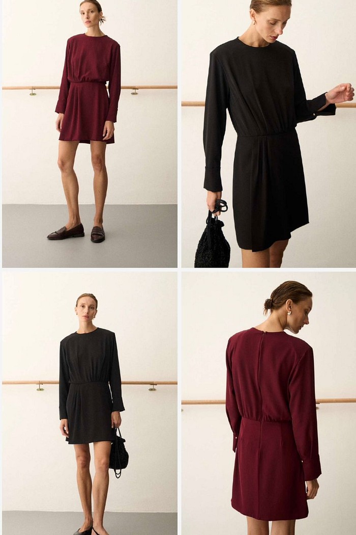 Vestido Drapeado Mayla