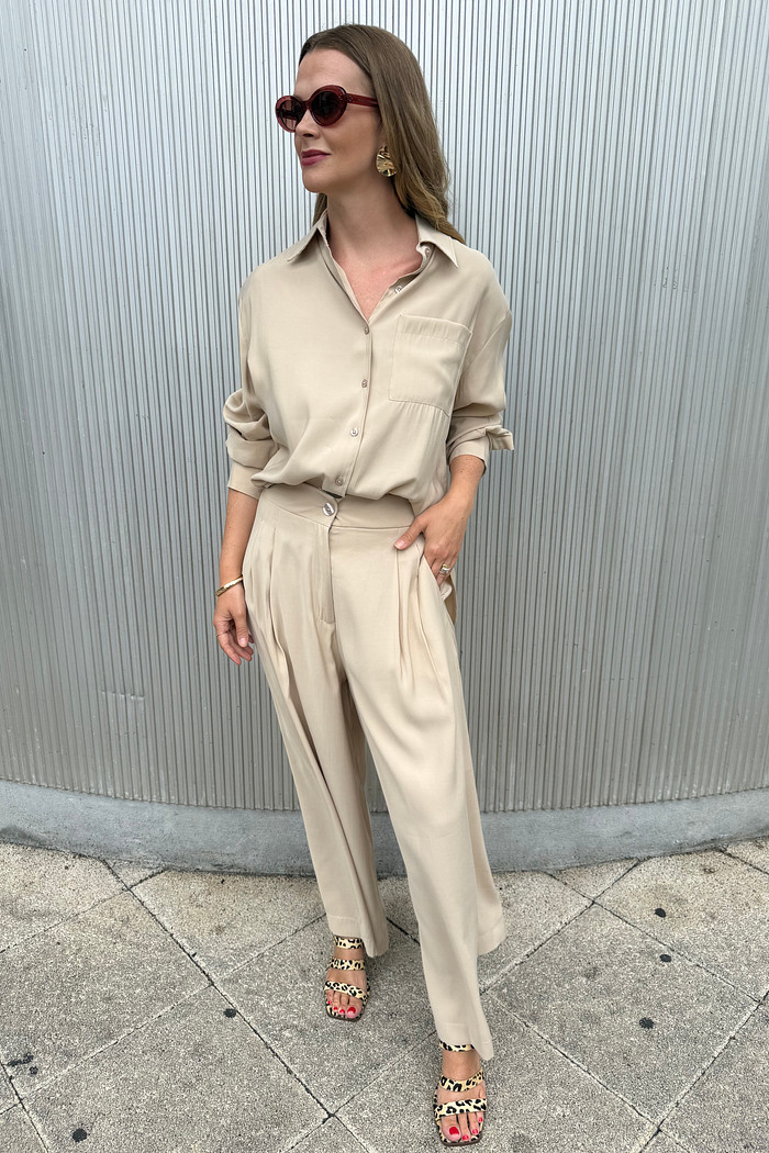 Calça Maxi Pantalona Tabata