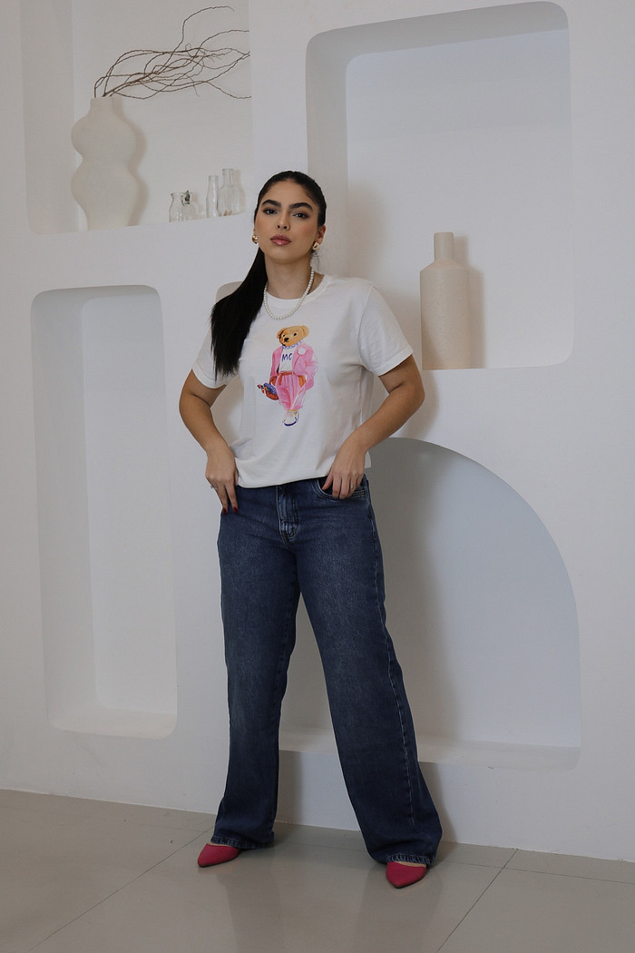 T-SHIRT LUNA OFF WHITE