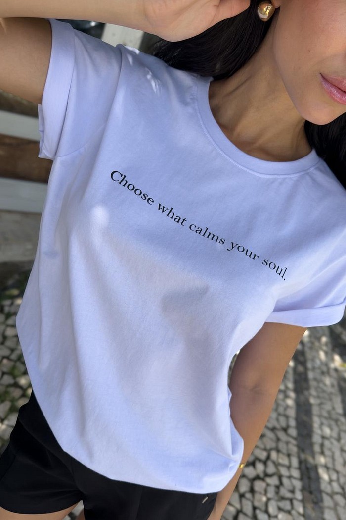 T-shirt Feminina Soul Cor branco