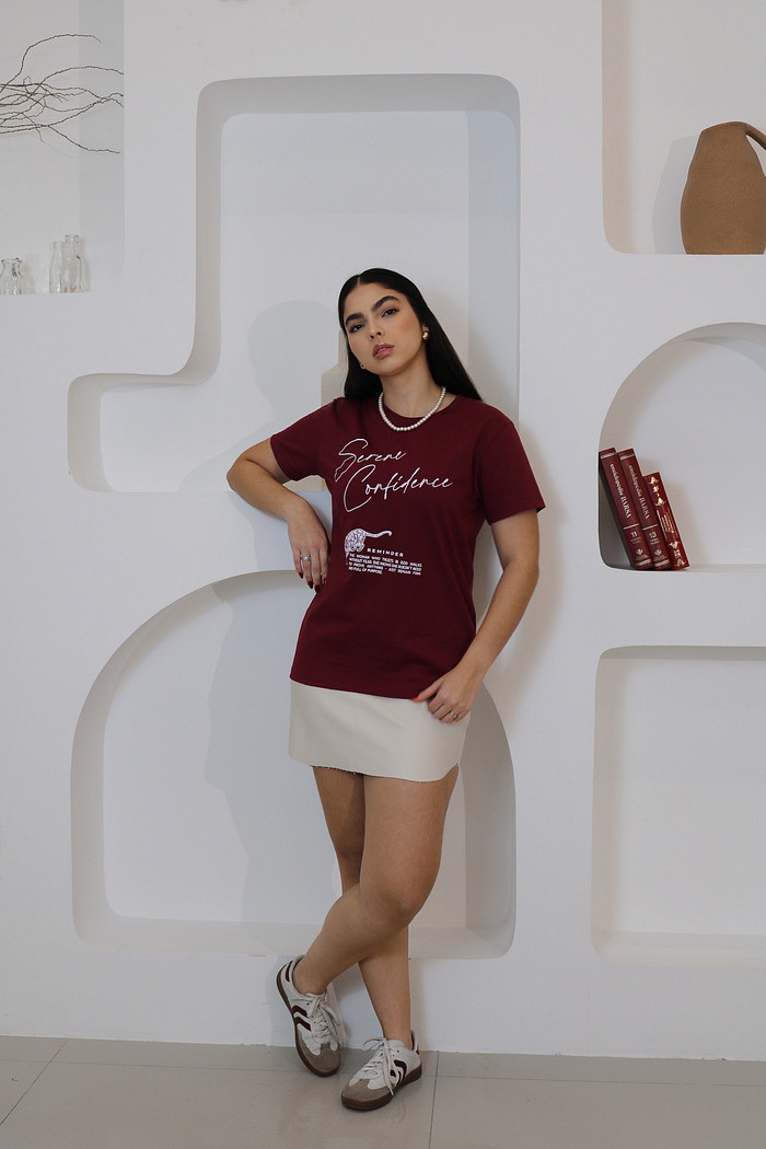 T-SHIRT SERENA BORDO