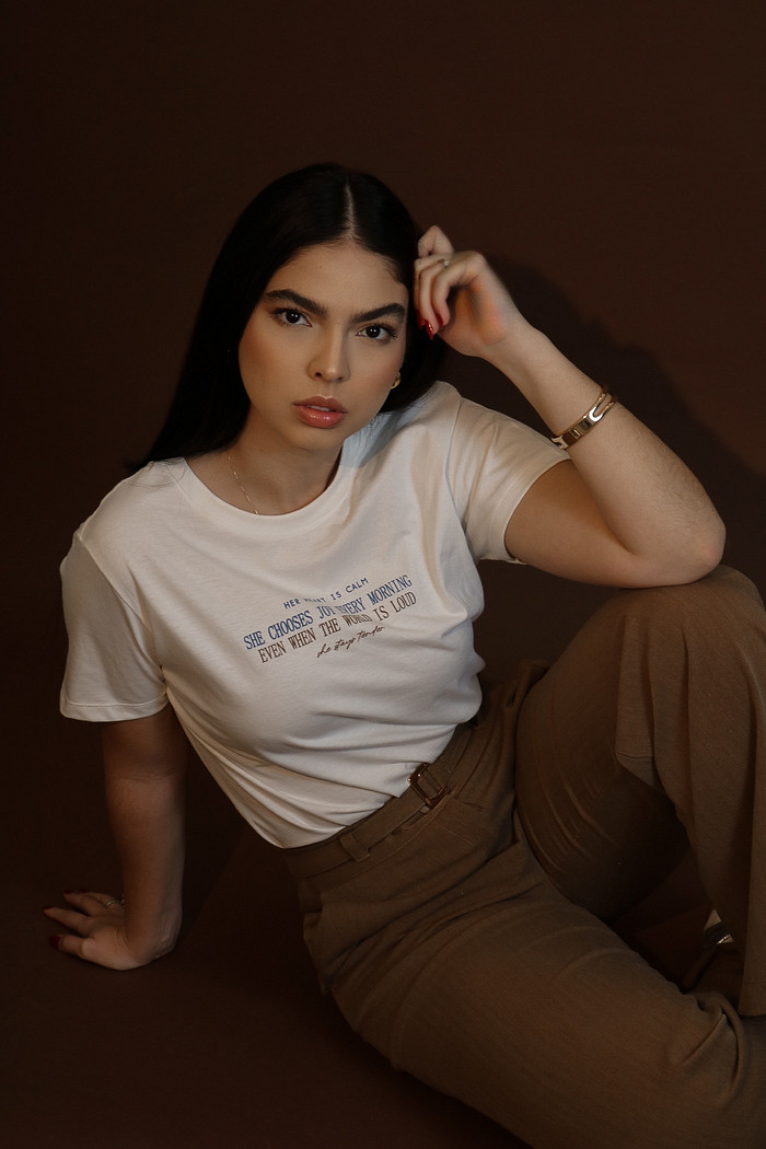 T-SHIRT JOY OFF WHITE