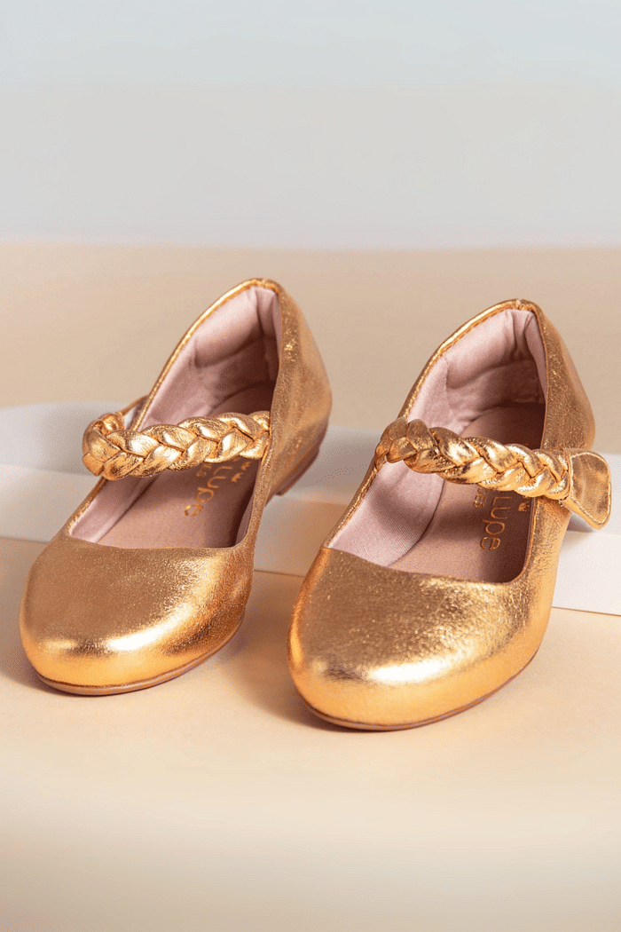 SAPATILHA INFANTIL BEATRIZ DOURADO OURO