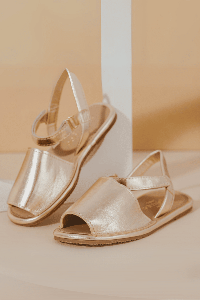 SANDÁLIA INFANTIL AVARCA OLGA DOURADO CHAMPAGNE