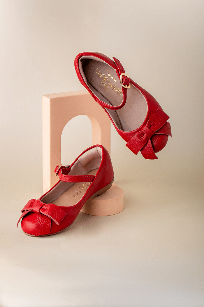 SAPATILHA INFANTIL BELLA VERMELHO