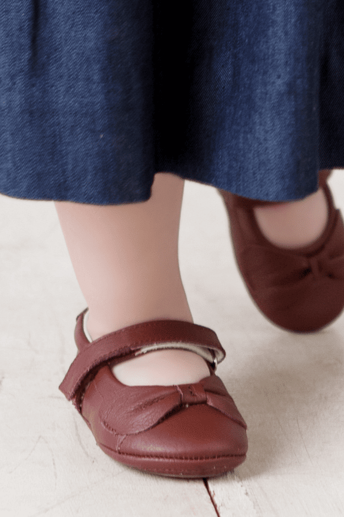 SAPATILHA BEBÊ CECÍLIA BORDÔ