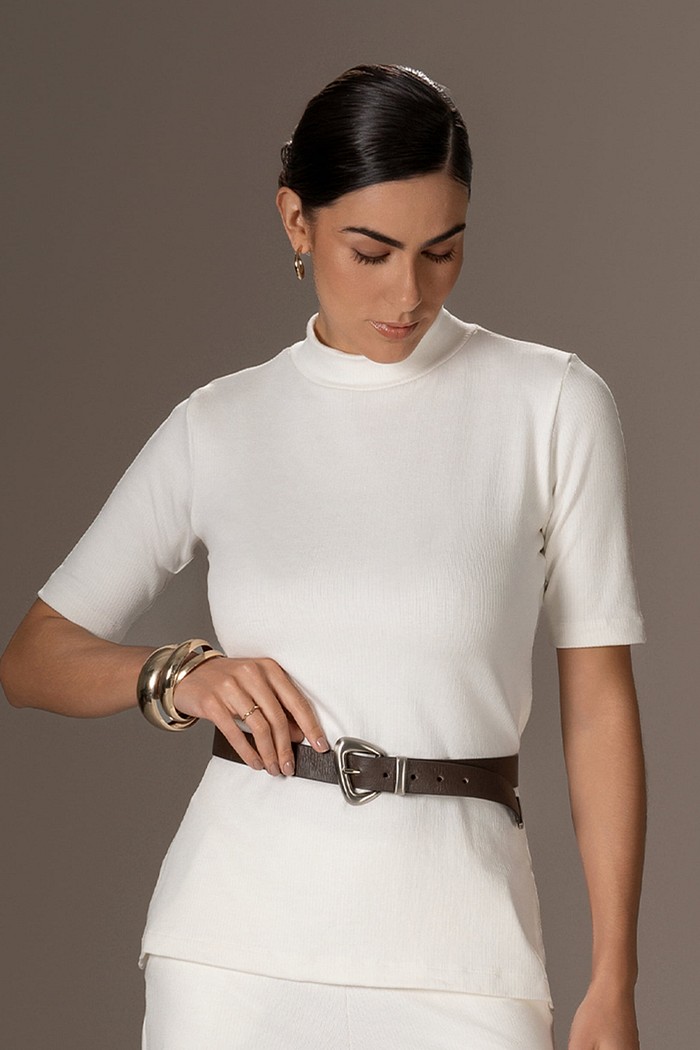 BLUSA ANTONELLA MEIA MANGA