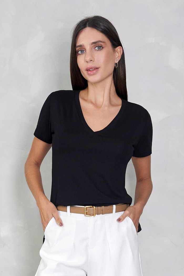 BLUSA GISELE MANGA CURTA