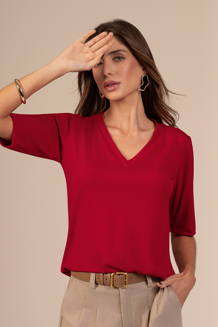 BLUSA GRAZI MEIA MANGA