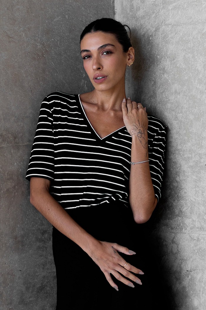 BLUSA NAOMI MEIA MANGA