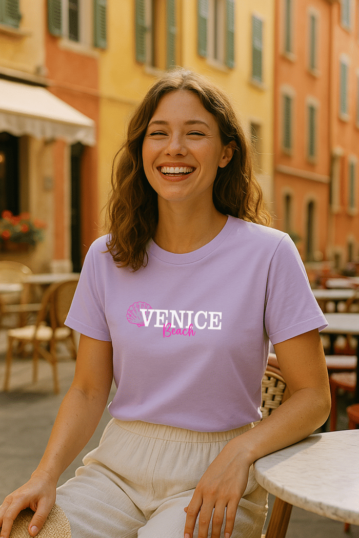 Tshirt Lilas Venice