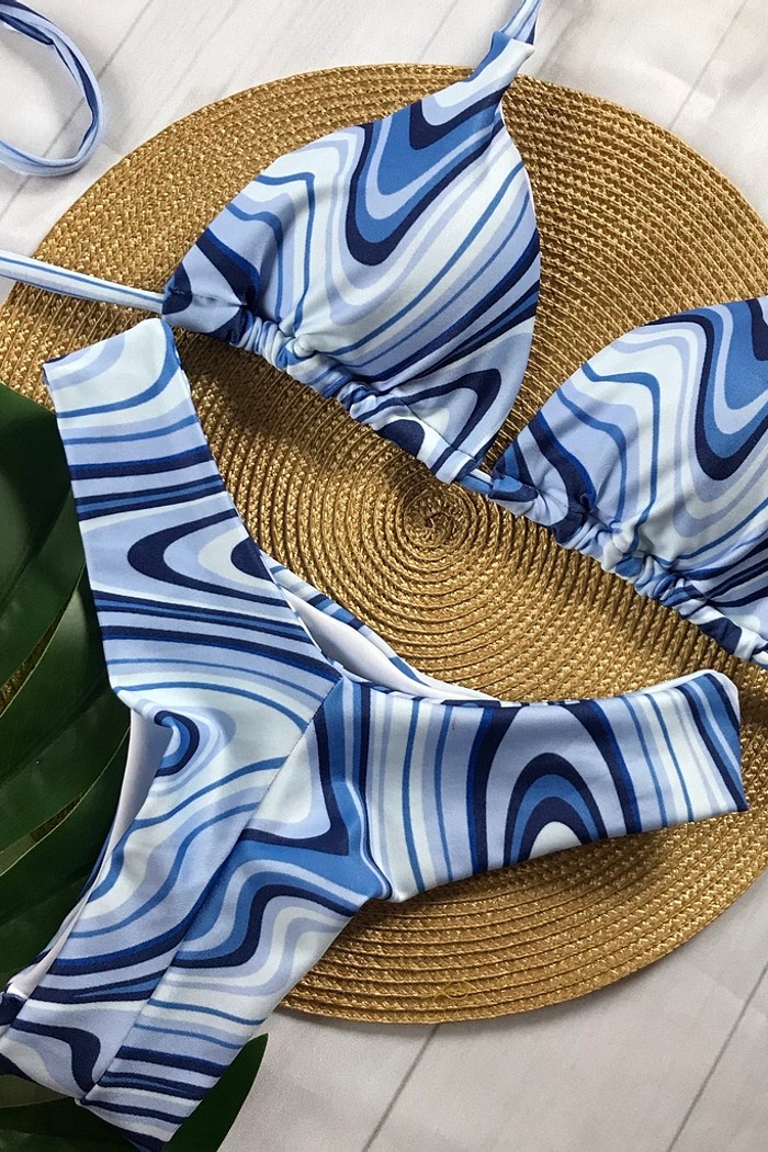 Biquíni Cortininha e Asa delta Psy Azul