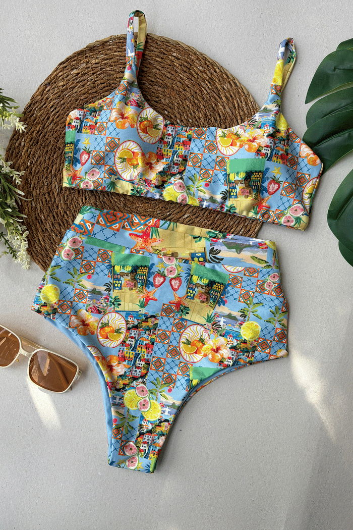 Biquíni Joaquina Top e Hotpants