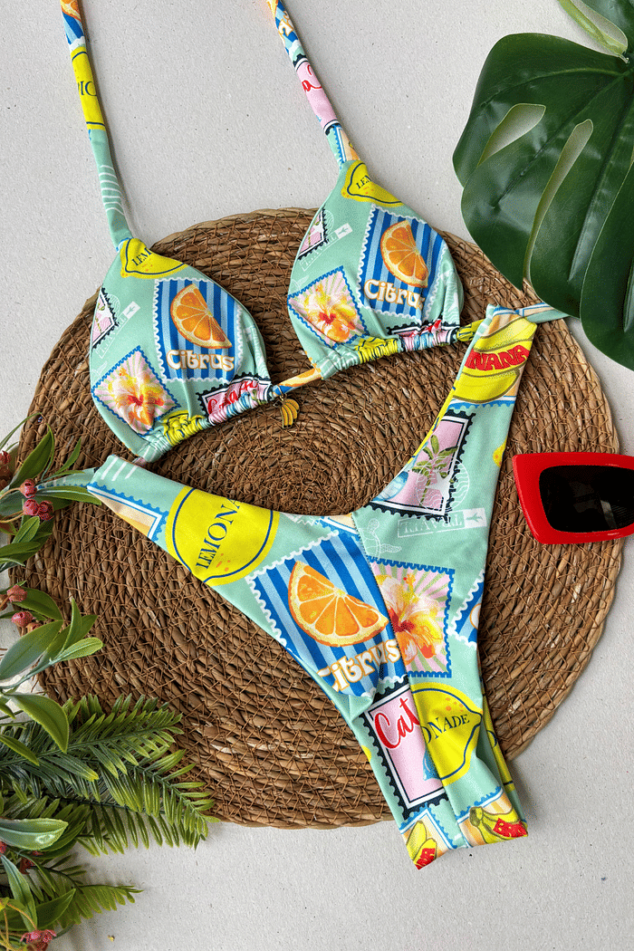 Biquíni Ferrugem Cortininha e Asa delta