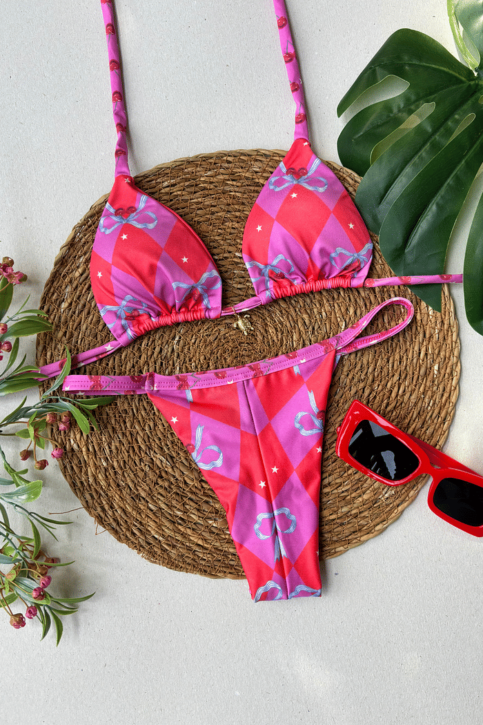 Biquíni Camacho Cortininha e Fita Fio Duplo